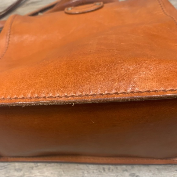VTG Italy Unbranded Leather Doctor Crossbody Bag - Picture 10 of 14